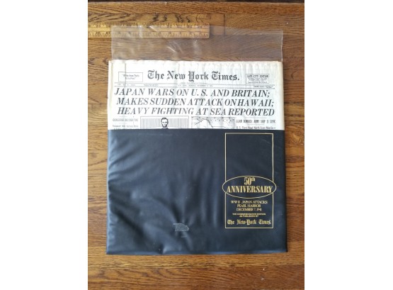 50th Anniversary Pearl Harbor Commemorative New York Times Edition