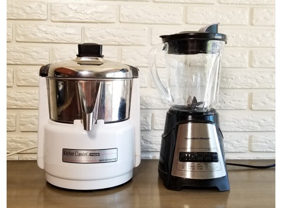 Kitchen Appliances - Juicer And Blender