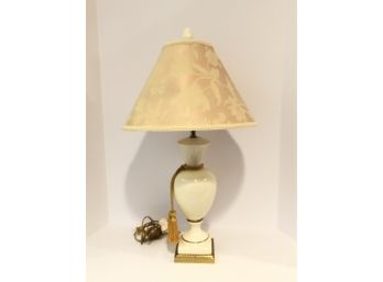 Lenox Lamp With Silk Shade