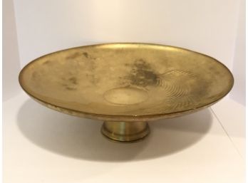 Footed Gold Serving Piece