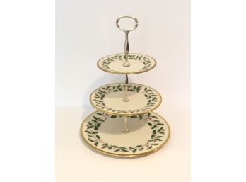 Lenox Holiday Tiered Cookie Plates