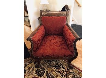 Antique Upholstered Armchair #2