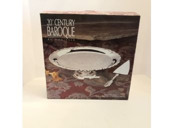 Silver Cake Plate And Server New In Box