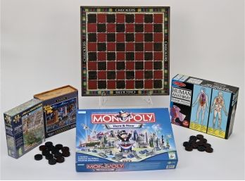 Assortment Of Kids Games And Puzzles