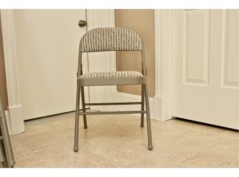 Set Of 7 Samsonite Chairs Upholstered In Grey Performance Fabric  (1 Of 2 Sets)