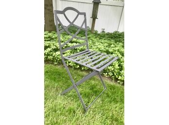Cast Iron French Folding Chair