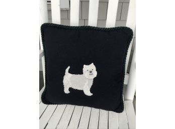 Adorable Westie Pillow