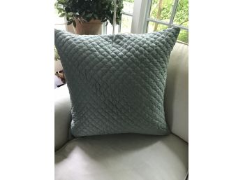 Light Blue Luxurious Silk Pillow