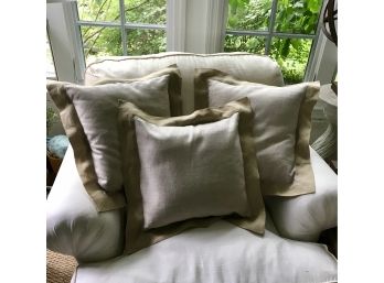 Trio Of Fabulous Linen Pillows
