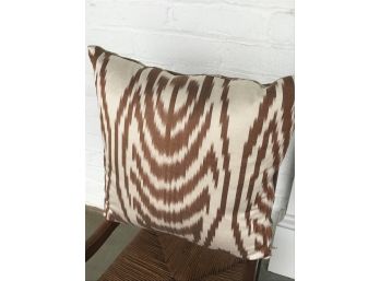 Nicely Designed Tan Swirled Pillow