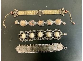 4 Vintage Bracelets ~ Nice Quality ~