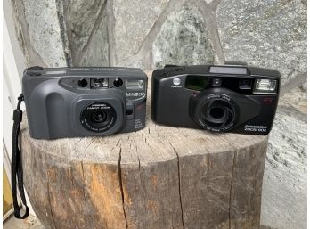 2 Vintage Minolta Camera’s