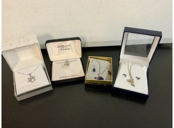 4 New Sterling Silver Jewelry Sets