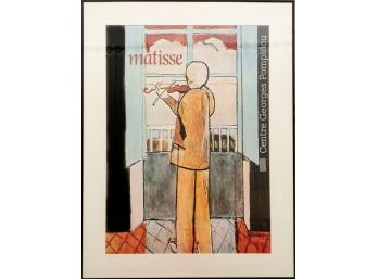 Matisse Centre Georges Pompidou 'Le Violoniste A La Fenêtre (1917-1918) Framed Poster