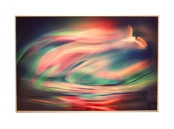 Colorful Abstract Framed Print (Retail $500)