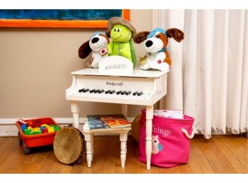 Bridgecraft Child's Baby Grand Piano And Mor