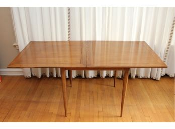 Mid-Century Modern Extendable Wood Card/Dining Table