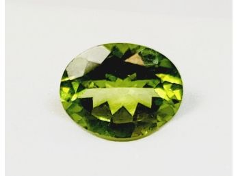 1.25Carat ---------- 6x4mm Oval Cut Peridot Loose Gemstone