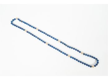 Blue Beaded Necklace