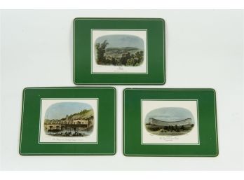 English Placemats With Antique Scenes Of Bath
