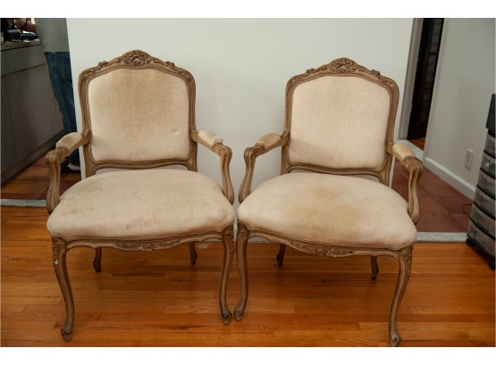 Pair Of Antique Louis XV Chairs
