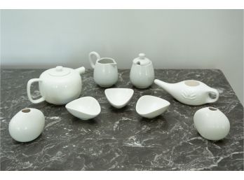 Collection Of White Porcelain