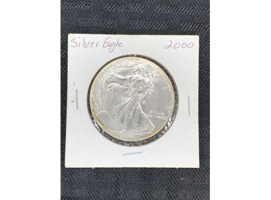 2000 American  Silver Eagle Bullion Coin .999 Fine