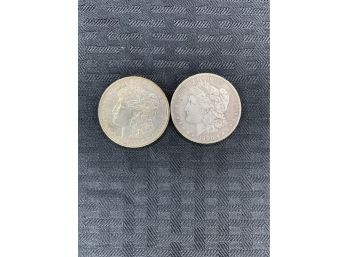 Lot Of (2) Morgan Silver Dollars 1898 & 1900-O