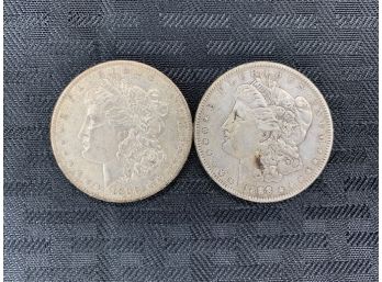 Lot Of (2) Morgan Silver Dollars 1888 & 1888-O