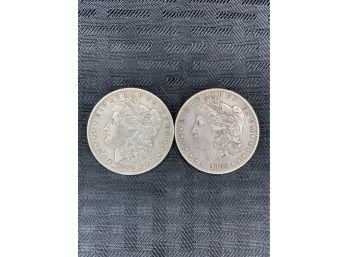 Lot Of 2 Morgan Silver Dollars 1883 & 1892 - O