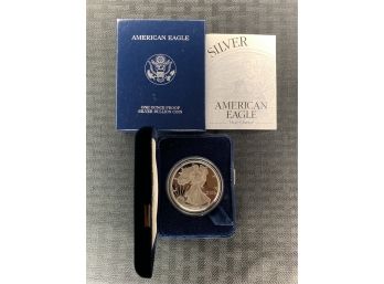 2002 American Silver Eagle Proof One Dollar Coin .999 Fine