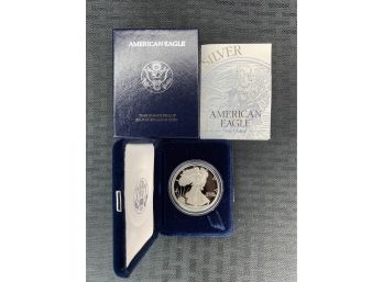 1995 Proof American Silver Eagle Coin .999 Fine Silver