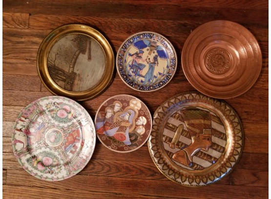 Assortment Of Vintage Serving Platters/Plates