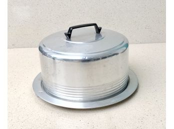 Vintage Mid Century Aluminum Royal Cake Tin