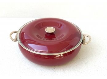 RARE Bronze And Enamel Dutch Oven Designed By Sam Lebowitz For COPCO