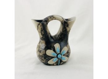 RARE Tom Vail Jr Navajo Pottery Wedding Vase