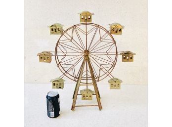LARGE Vintage Brutalist Style Ferris Wheel Kinetic Sculpture