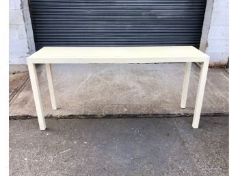 RARE  Mid Century Modern Jack Cartwright White Lacquered Console Table For Founders Furniture