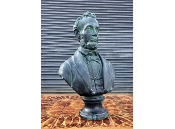Vintage Abraham Lincoln Chalkware Bust