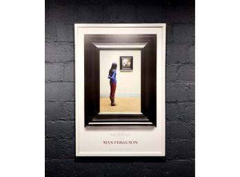 Original Max Ferguson Signed Poster - Girl With Vermeer