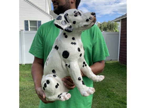 Huge Dalmation Puppy Statue By Townsend Ceramics