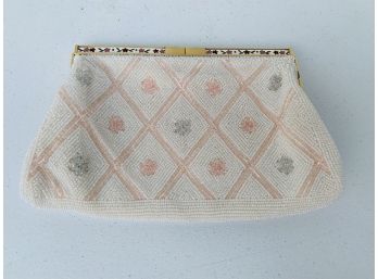 Vintage Beaded Embroidered Clutch
