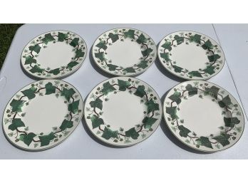 Set Of Vintage Wedgwood China 'Napoleon Ivy' Plates
