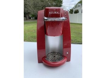 Red Keurig Single Cup Coffee Machine