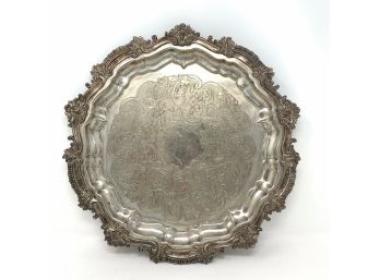 Silverplate Footed Tray