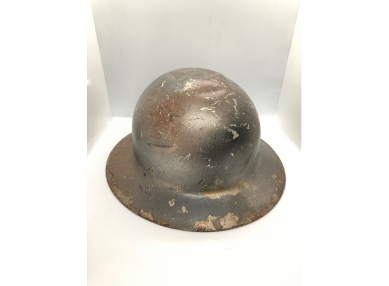 Authentic Vintage World War Two Metal Helmet 1940s