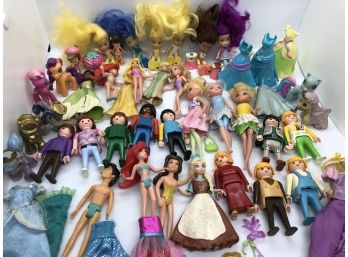 Dolls: Disney Princess, Playmobile, My Little Pony, Tinkerbell, Strawberry Shortcake