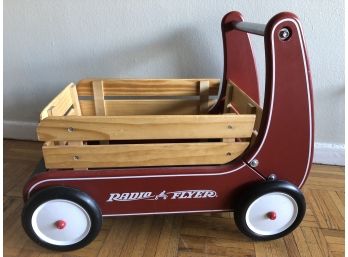 Radio Flyer Children's Wood Classic Red Wagon