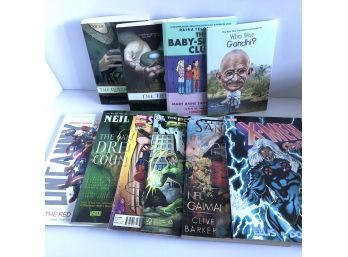 Graphic Novels And Other Children's Books: Marvel, Neil Gaiman