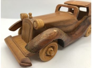 Vintage Wood Car Toy